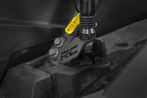 Polaris RZR XP 1000 Whip Mount - Rear - Rough Country - LED Whip Light Roll Cage Mounting Kit - Black - '14-'22